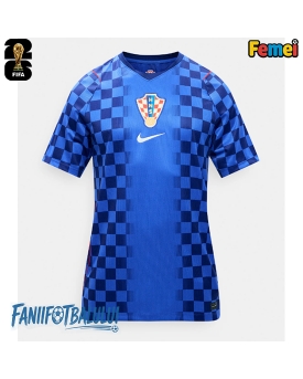 Croația Echipament de Fotbal Replică Mondial 2026 Femei Deplasare